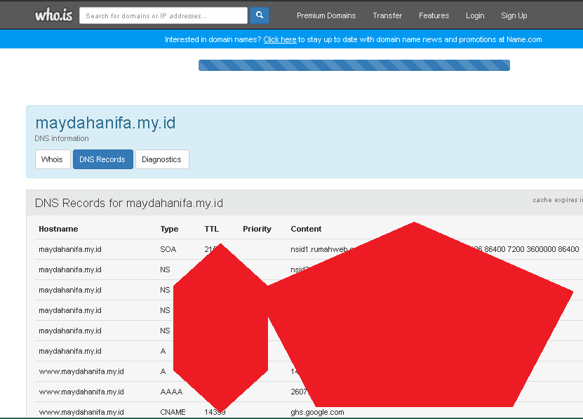 cek domain valid