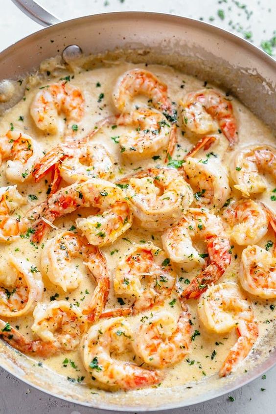 This 10-Minute Creamy Garlic Shrimp Is a Dinner Winner - Food Recipes