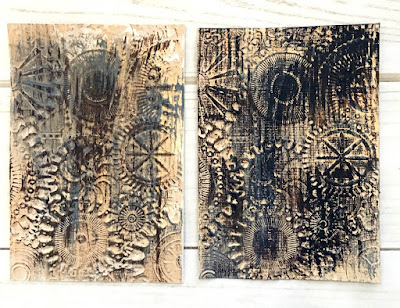 3D Texture Fades Embossing Folder, Mechanics, The Funkie Junkie Boutique, tutorial, Maggi Harding