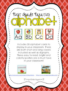 First Grade Fanatics: Alphabet Freebie