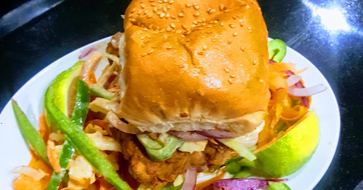 Crispy Chicken Burger Top notch chicken burger recipe Miss Rejo's Corner