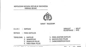 Viral! TR Kapolri Cegah Demo Buruh Tolak Omnibus Law, Netizen: Wuih Ngeri