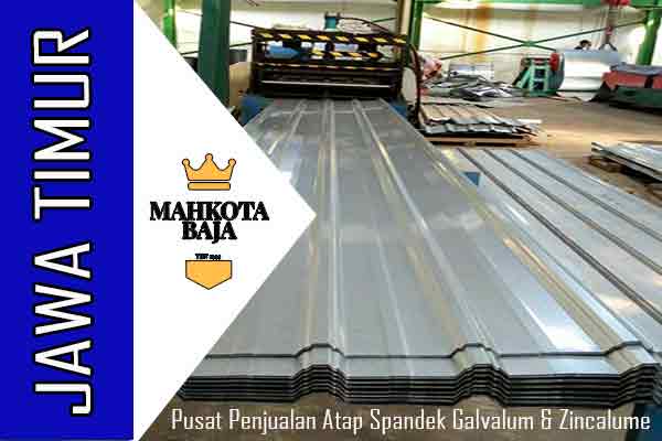 Harga Atap Spandek Jawa Timur Per Lembar Per Meter 2021 Mahkota Baja