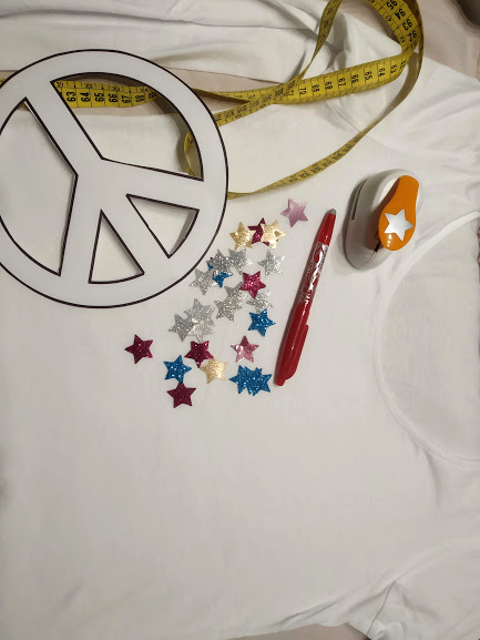 materiales para diy camiseta