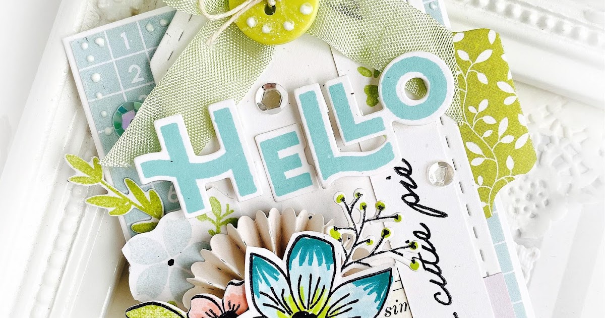 Artisant "Hello cutie pie" card