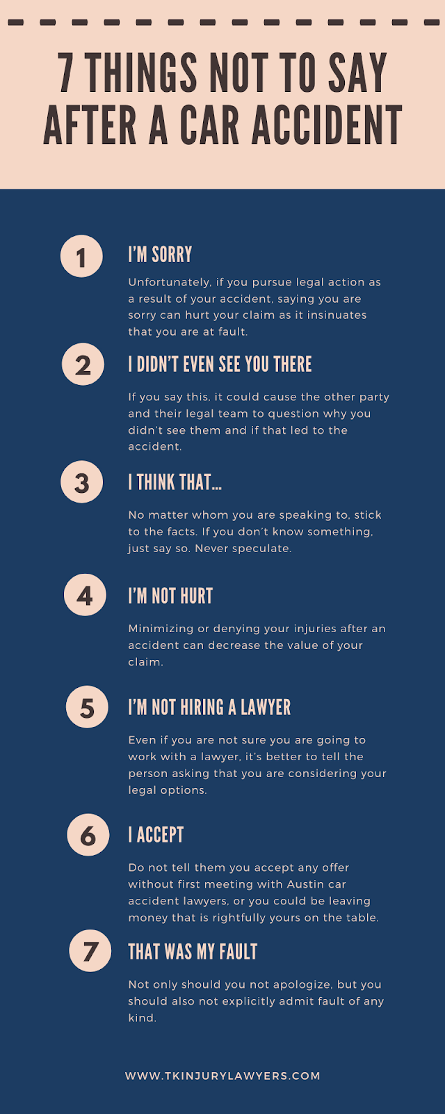 7 Things Not to Say After a Car Accident
