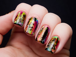 grunge nail neon nails punky precision punk lacquer chalkboard