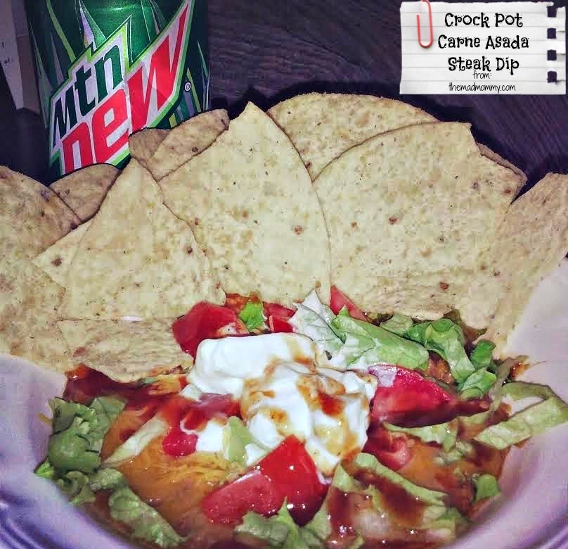 There are times when I just need something Hispanic. I know I talk about my addiction to Taco Bell, a lot. We also know how much I love my crock pot. So, I combined my loves and created this Crock Pot Carne Asada Steak Dip! I know, I know...It's not authentic Mexican food.
