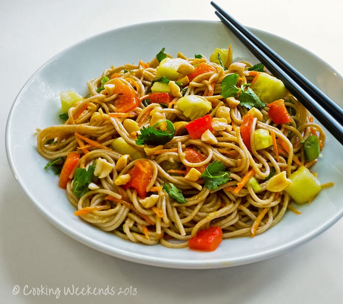 Cooking Weekends Soba Noodle Salad