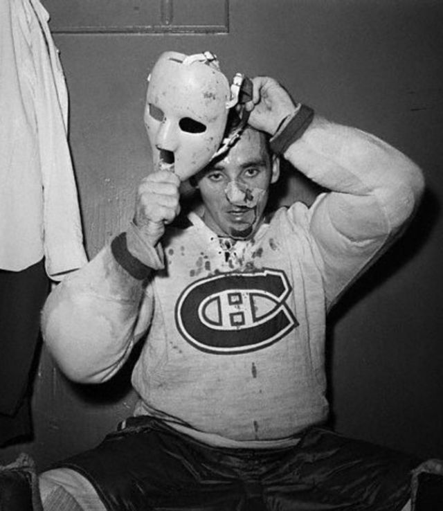 In 1959, Jacques Plante Was the First NHL Goaltender to Create and Use a Practical Mask