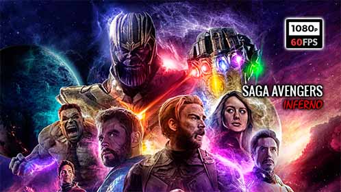 Avengers Saga Completa 2019 BDRip 1080p 60fps Latino-Castellano-Inglés