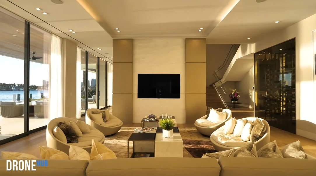 65 Interior Design Photos vs. 2412 Laguna Dr, Fort Lauderdale, FL Ultra Luxury Mansion