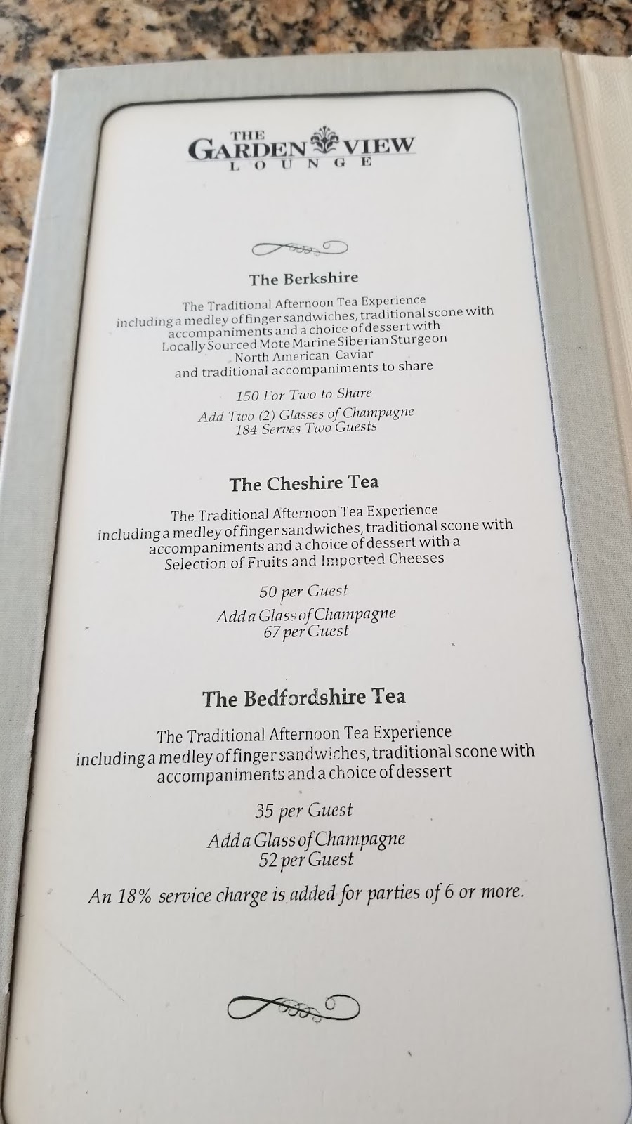 Disney Addict Junkie Garden View Tea Room