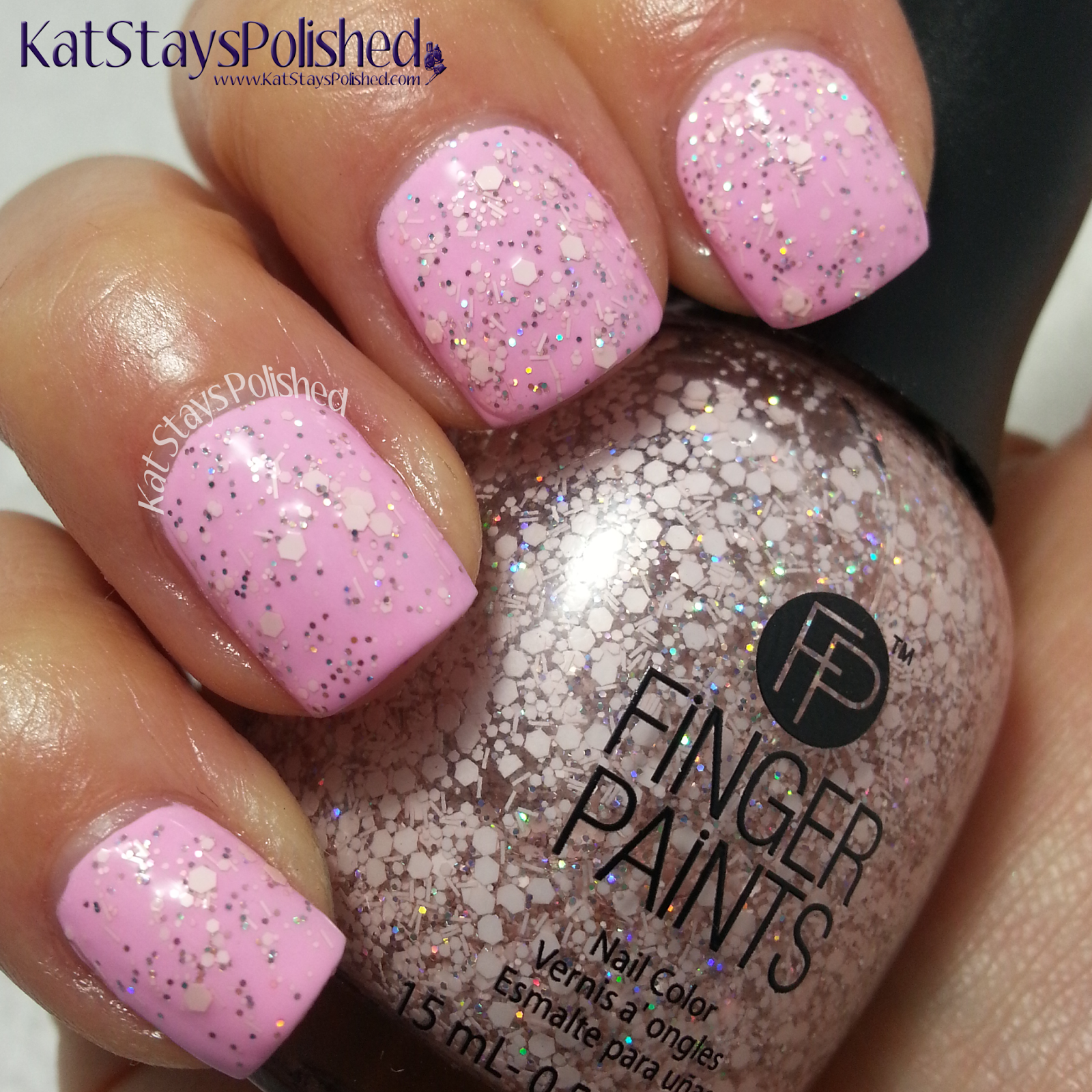 FingerPaints Pastel Rain - A Pink of Pixie | Kat Stays Polished