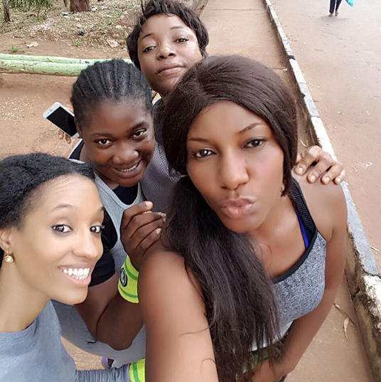 Beautiful Makeup Free Photos Of Mercy Johnson Queen Nwokoye Bimbo Akintola And Dija Kazi Na 