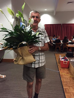 Raffle prize winner at Quota Carindale's Trivia Night