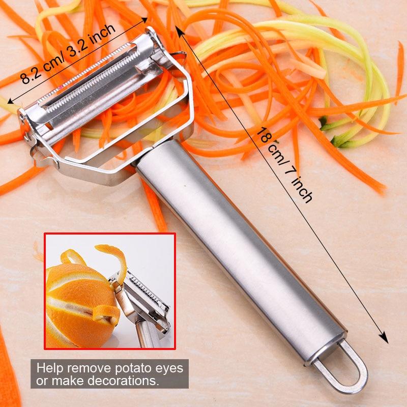 Stainless Steel MultiPurpose Peeler Julienne Cutter