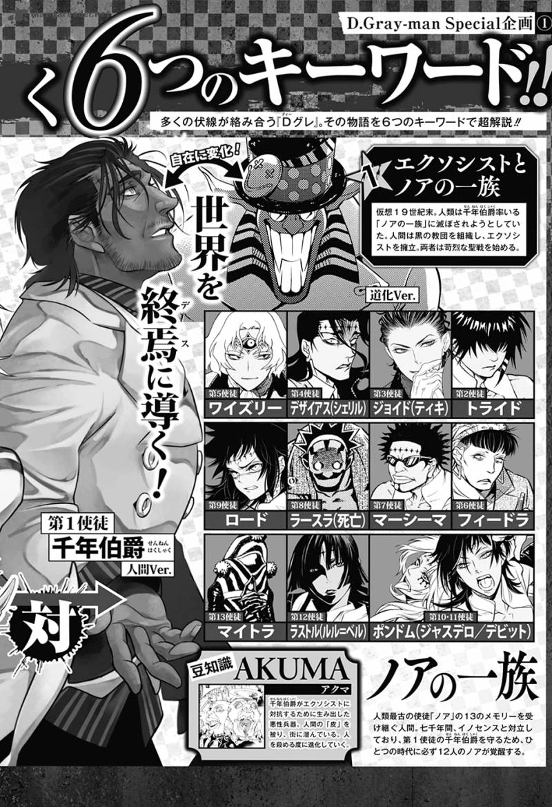 D Gray Man Chapter 224 D Gray Man Manga Online