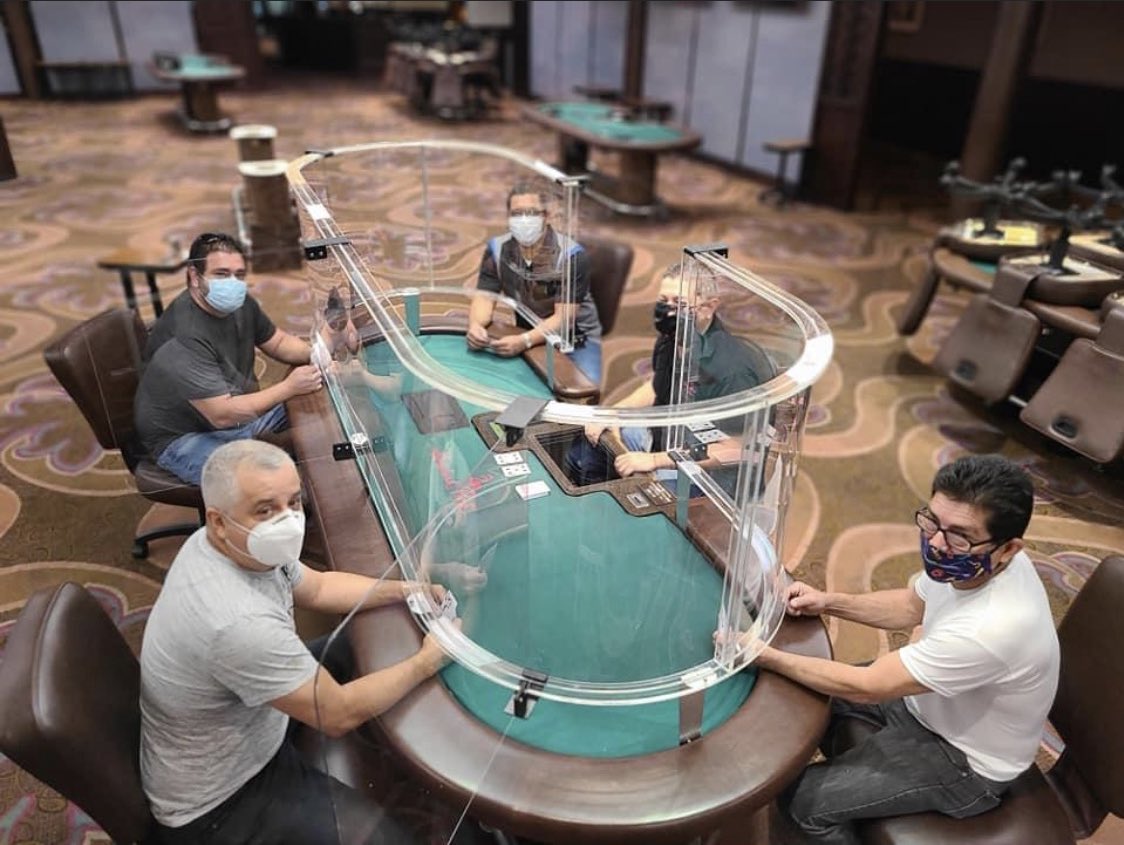 Casino glass covid bar Casino glass covid bar