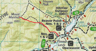 mt marshall ny adk46 trailsnh hiking conditions upper works