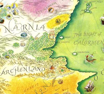 Narnia Map Pauline Baynes Map Of The Week: The Maps Of Pauline Baynes