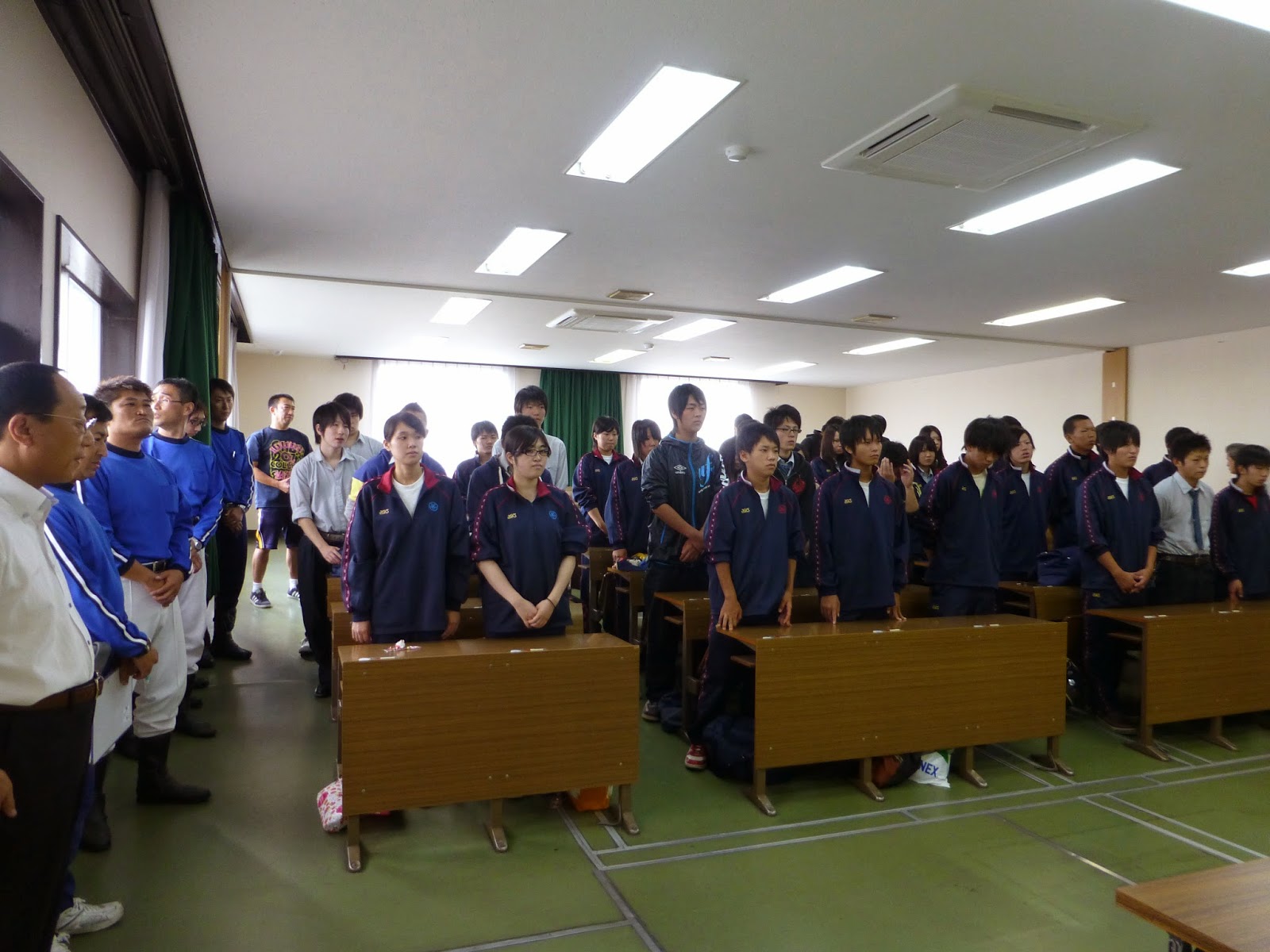 交通安全 バイク通学 宮城県涌谷高等学校