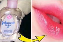 Gak Perlu Pake Lipstik Mahal, Cukup Pake Baby Oil Kamu Bisa Punya Bibir Pink Lips Natural