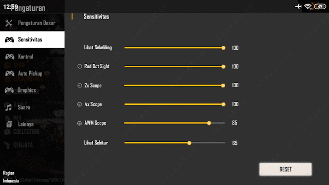 sensitivitas ff auto headshot hp vivo sensitivitas ff auto headshot hp vivo