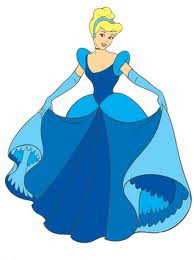 Disney princess cinderella wearing blue dress desktop wallpaper