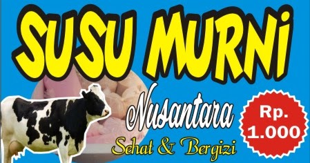 Download Contoh Spanduk Susu Murni Cdr Karyaku