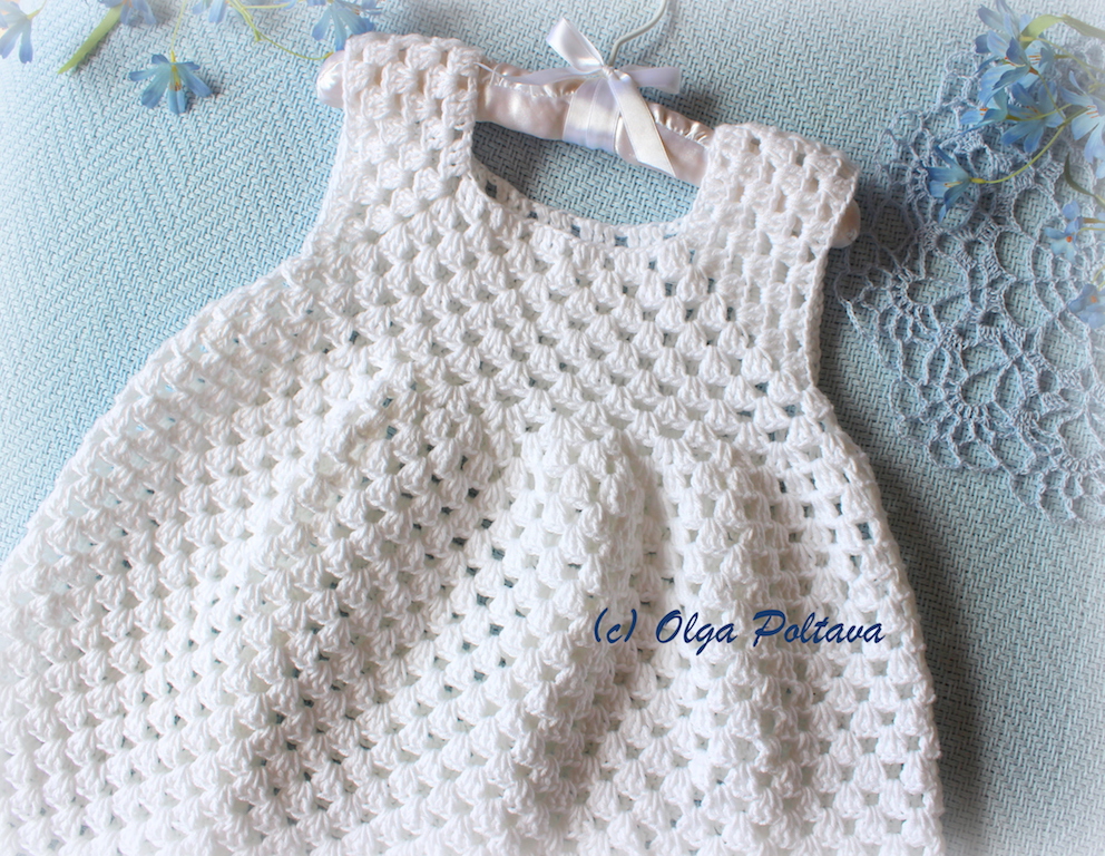 crochet dress for 3 years old girl
