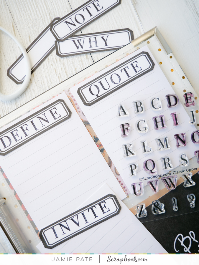 jamie pate Setting Up One Little Word Album