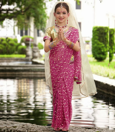 disfraz niña princesa india
