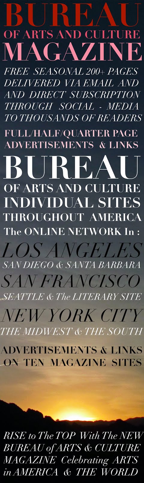 WELCOME TO BUREAU OF ARTS AND CULTURE SAN FRANCISCO USA