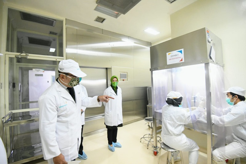 PT Bio Farma Produksi Reagen untuk Tes Swab di Jabar