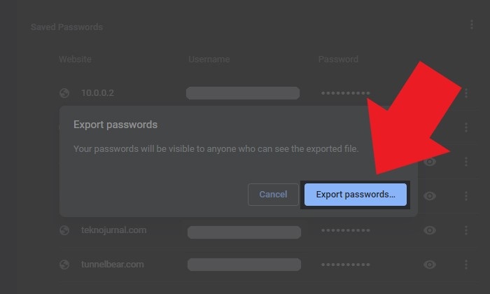 How to View, Edit, Delete, and Export Saved Passwords in Google Chrome 15