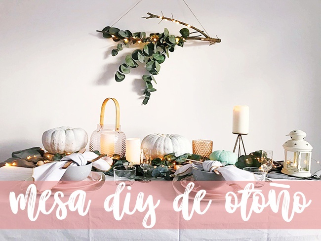 MI CASA DIY: Pinta calabazas y decora una bonita mesa de otoño