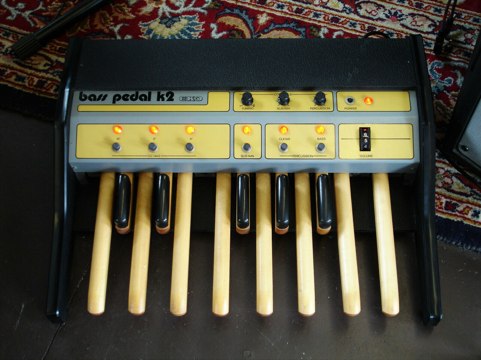 MATRIXSYNTH Eko K2 Vintage Analogue Synth Bass Pedals