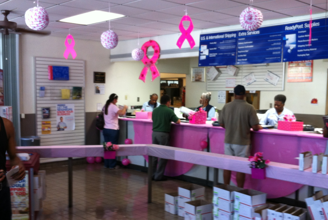 Gulf Atlantic Newsmakers: October is Breast Cancer Awareness Month -  Jacksonville Post Offices challenged