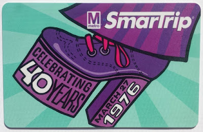 40th Anniversary Metro Retro Washington, DC SmarTrip