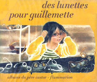 Des lunettes pour Guillemette | Vassilissa | Editora: Flammarion | Coleção: Albums du père castor | 1975 | Capa: Albertine Deletaille (ilustração) | Ilustrações: Albertine Deletaille |