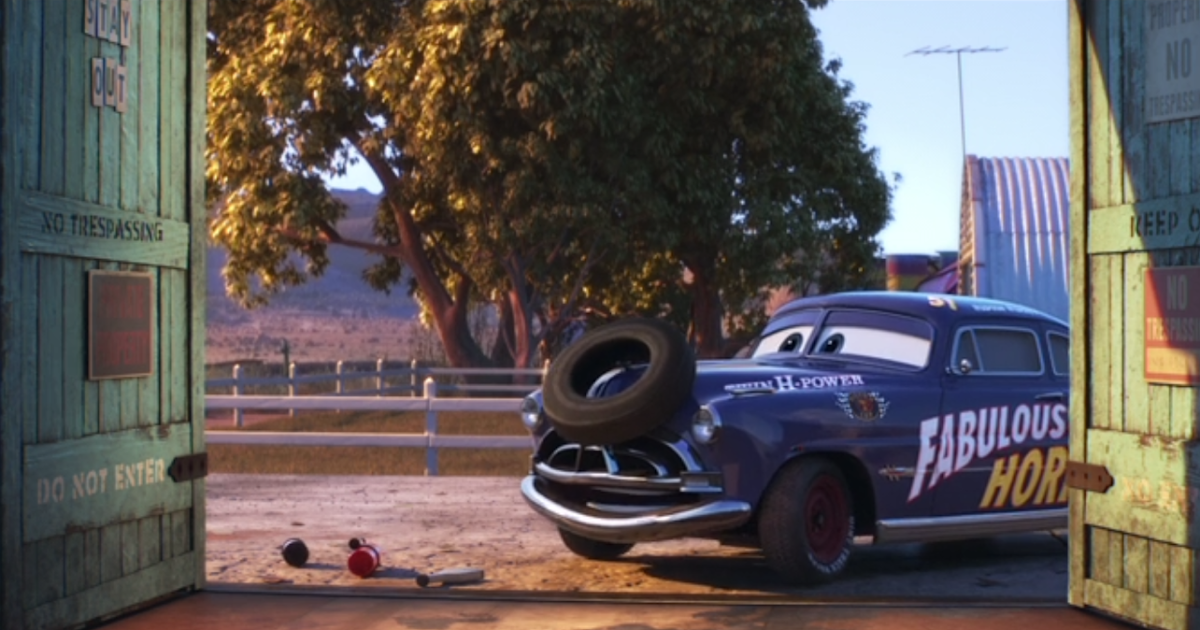 Dan the Pixar Fan Cars 3 Fabulous Hudson with Tire