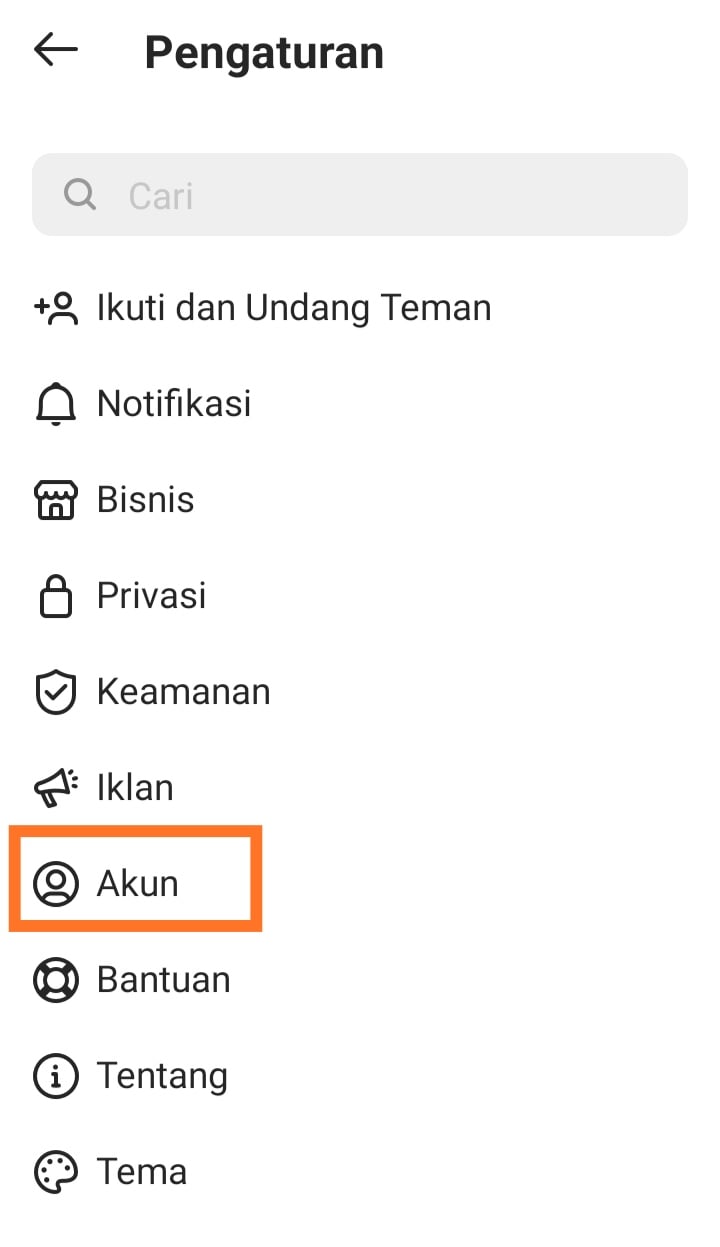 Menghubungkan Facebook ke Instagram