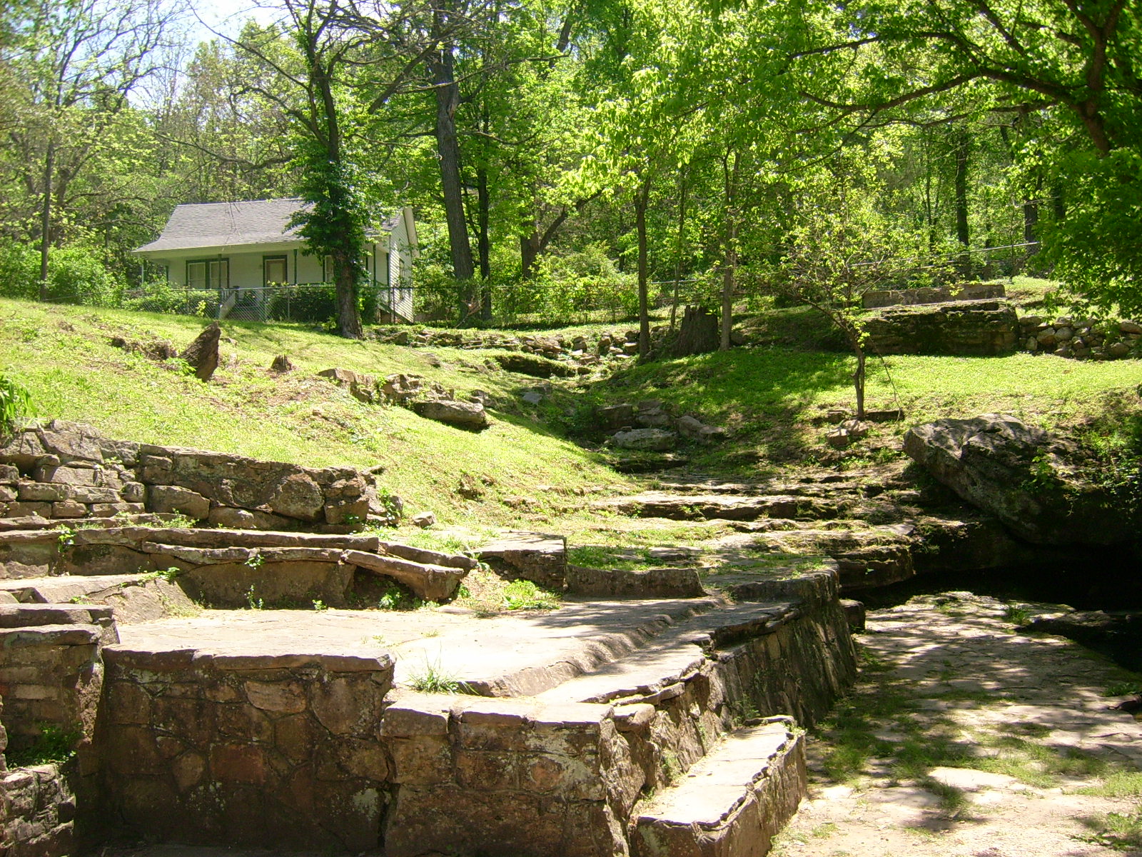 beyond the portico SPRING AT HOPPE SPRING PARK