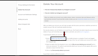 How to delete your account Permanently.
