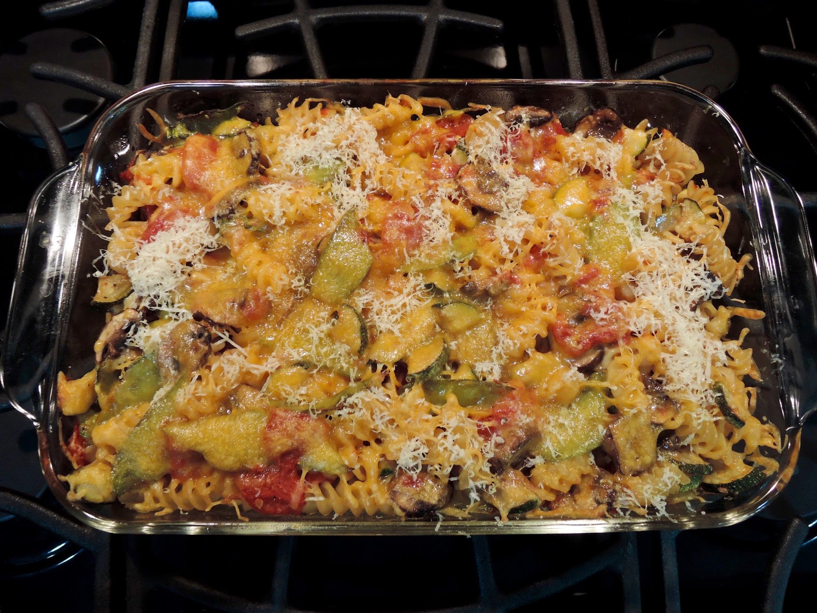 The Briny Lemon CheddarBaked Vegetarian Pasta