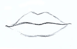 mouth draw drawing easy things drawings shape step lips mouths lip beginners secrets techniques stuff angie line paintingvalley