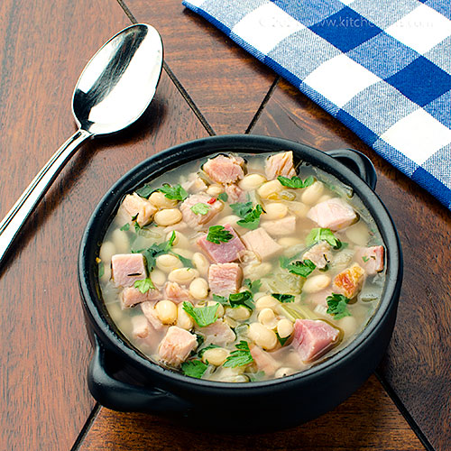 Kitchen Riffs Senate Bean Soup