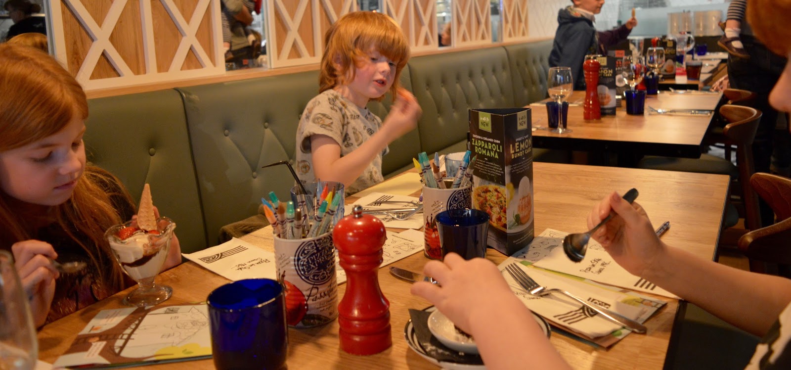 Remembering Metroland with Family Dining and the Kid's Menu at Pizza Express intu Metrocentre