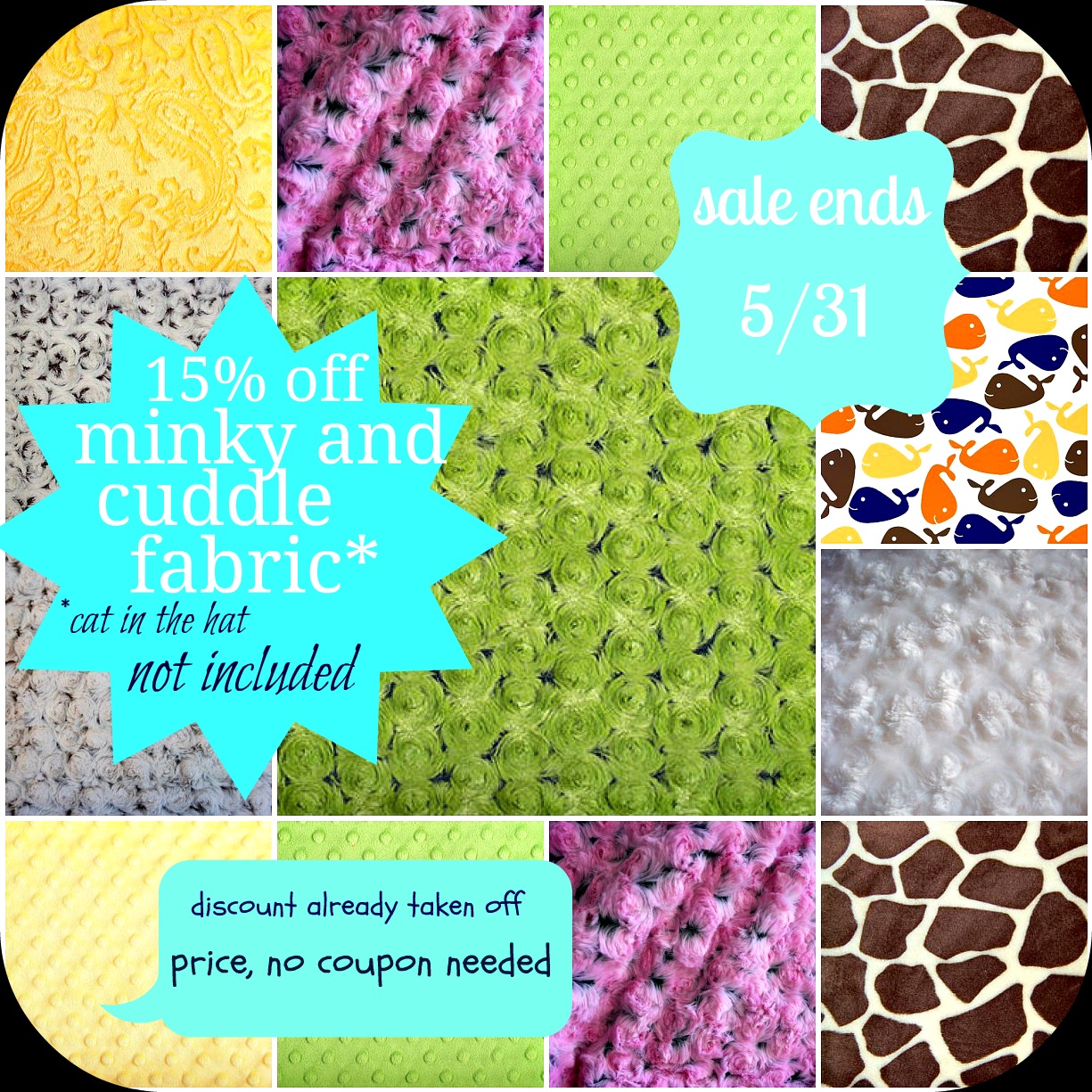 POPPYSEED FABRICS Memorial day weekend sale!!!!!!!